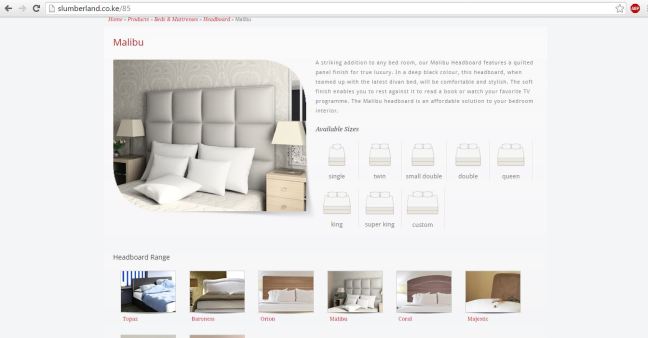 HeadBoard Ranges and Styles